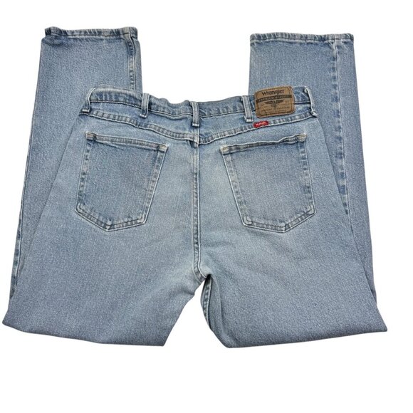 Wrangler Light Wash Straight Leg Jeans Men's Size 35/30 - Picture 4 of 10